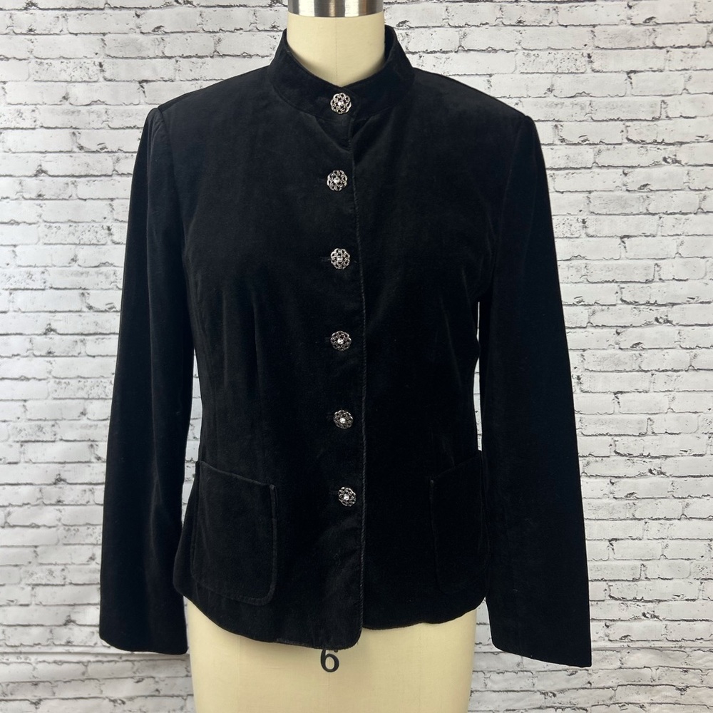 Covington | Classic 66% cotton Velvet Black Jacket size 4